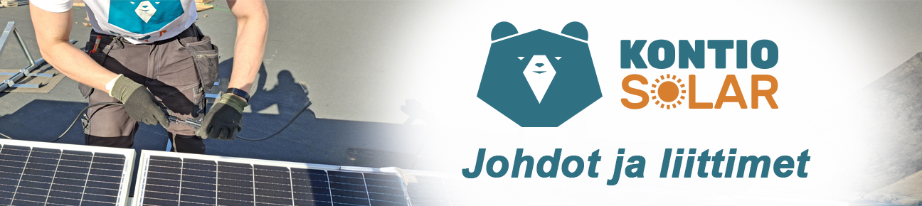 Kontio Solar - Johdot ja liittimet